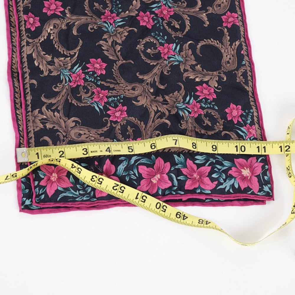JG Hook Floral 100% Silk Scarf - Picture 4 of 6